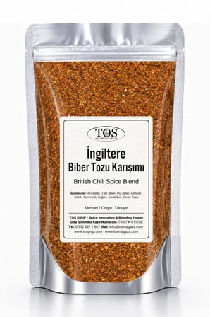 İngiltere Biber Tozu Karışımı 250 gr (1. Kalite) UK Chilli Powder Mix