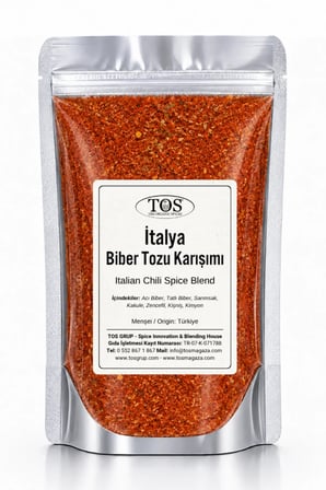 İtalya Biber Tozu Karışımı 500 gr (1. Kalite) Italian Chili Powder Mix