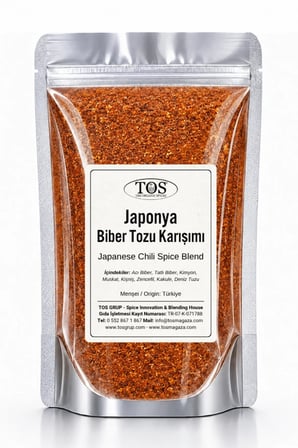 Japonya Biber Tozu Karışımı 100 gr (1. Kalite) Japan Chili Powder Mix