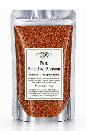 Peru Biber Tozu Karışımı 100 gr (1. Kalite) Peruvian Chili Powder Mix