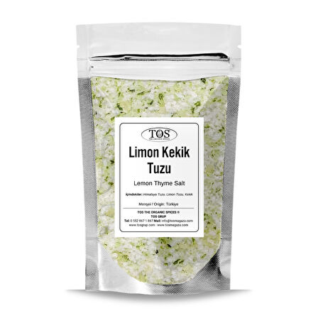 Limon Kekik Tuzu 5 kg (1. Kalite) Lemon Thyme Salt