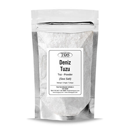 Deniz Tuzu (Toz) 2,5 kg (1. Kalite) Sea Salt (Powder)