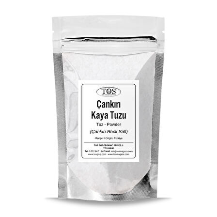 Çankırı Kaya Tuzu (Toz) 2,5 kg (1. Kalite) Çankırı Rock Salt (Powder)