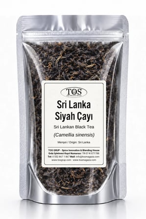 Sri Lanka Siyah Çayı 1 kg (1. Kalite) Sri Lankan Black Tea, Premium Quality