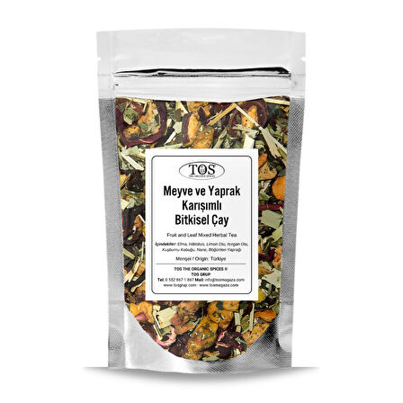 Meyve ve Yaprak Karışımlı Bitki Çayı 40 gr (1. Kalite)