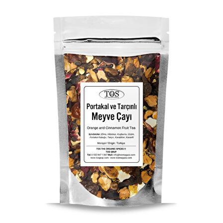 Portakal ve Tarçınlı Meyve Çayı 100 gr (1. Kalite)