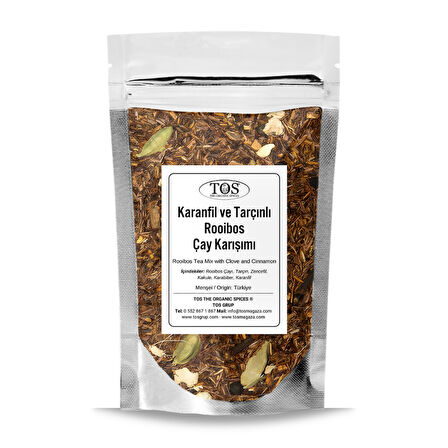 Karanfil ve Tarçınlı Rooibos Çay Karışımı 40 gr (1. Kalite)