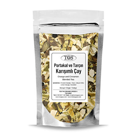 Portakal ve Tarçın Karışımlı Çay 100 gr (1. Kalite)