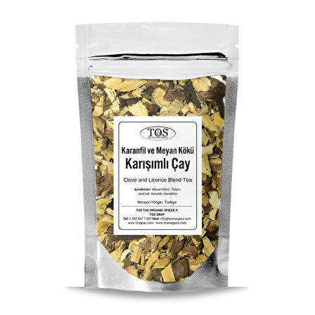 Karanfil ve Meyan Kökü Karışımlı Çay 40 gr (1. Kalite)