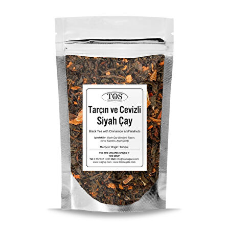 Tarçın ve Cevizli Siyah Çay 40 gr (1. Kalite)
