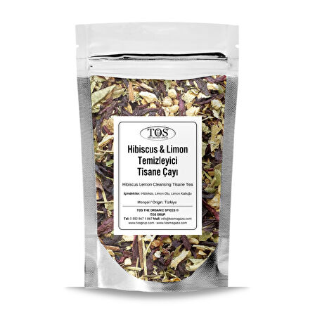 Hibiscus Limon Temizleyici Tisane Çayı 100 gr (1. Kalite)