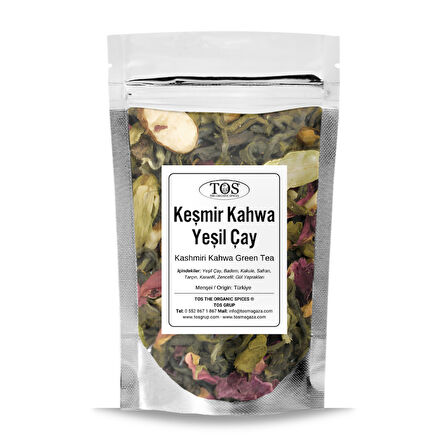 Keşmir Kahwa Yeşil Çay 250 gr (1. Kalite)