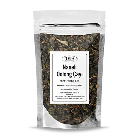 Naneli Oolong Çayı 100 gr (1. Kalite)