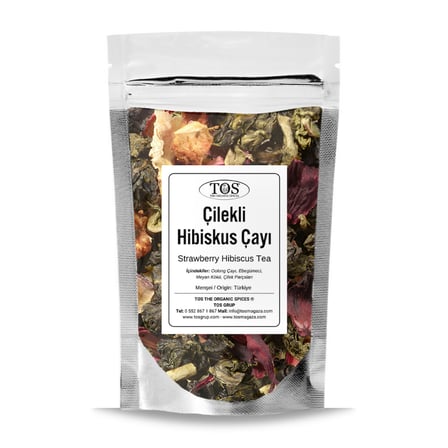 Çilekli Ebegümeci Çayı 250 gr (1. Kalite)