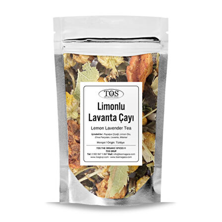 Limonlu Lavanta Çayı 100 gr (1. Kalite)