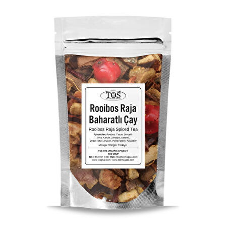 Rooibos Raja Baharatlı Çay 40 gr (1. Kalite)