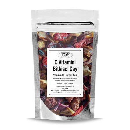 Sağlıklı C Vitamini Bitkisel Çay 40 gr (1. Kalite)