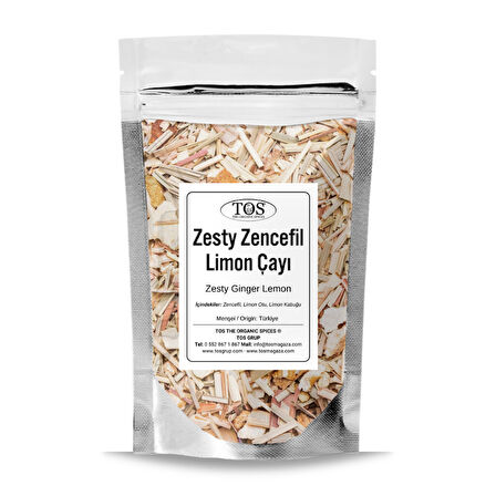 Zesty Zencefil Limon 100 gr (1. Kalite)