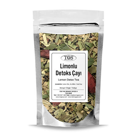 Limonlu Detoks Çayı 40 gr (1. Kalite)