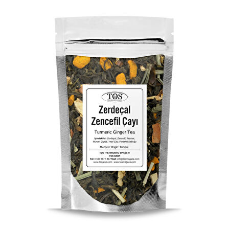 Zerdeçal Zencefil Çayı 100 gr (1. Kalite)