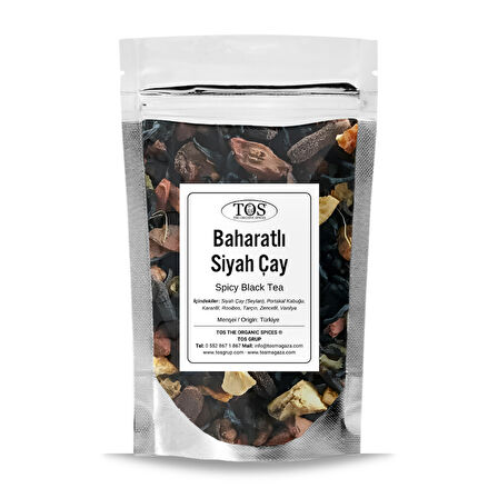 Baharatlı Siyah Çay 250 gr (1. Kalite)