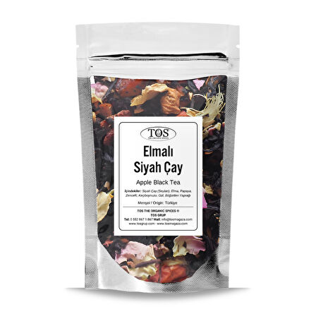 Elmalı Siyah Çay 100 gr (1. Kalite)