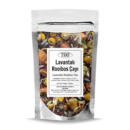 Lavantalı Rooibos Çayı 40 gr (1. Kalite)