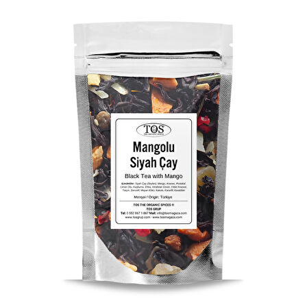 Mangolu Siyah Çay 100 gr (1. Kalite)