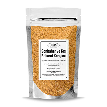 Ayurveda Sonbahar ve Kış Baharat Karışımı 500 gr (1. Kalite)