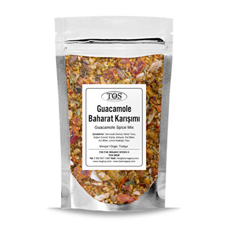 Guacamole Baharat Karışımı 250 gr (1. Kalite)