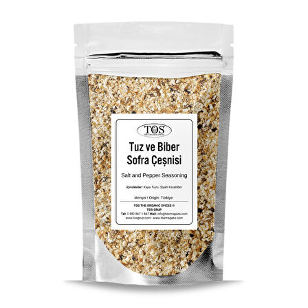 Tuz ve Biber Sofra Çeşnisi 100 gr (1. Kalite)