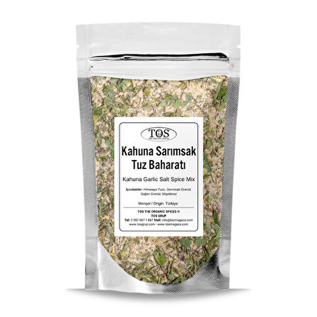 Kahuna Sarımsak Tuz Baharat Karışımı 100 gr (1. Kalite)