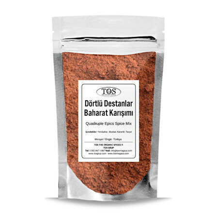 Dörtlü Destanlar Tatlı Baharat Karışımı 100 gr (1. Kalite)