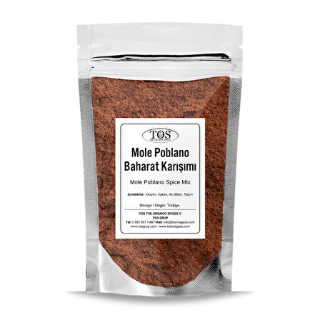 Mole Poblano Baharat Karışımı 100 gr (1. Kalite)