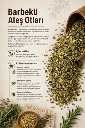 Barbekü Ateş Otları 100 gr (1. Kalite)
