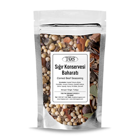Sığır Konservesi Baharatı 100 gr (1. Kalite)