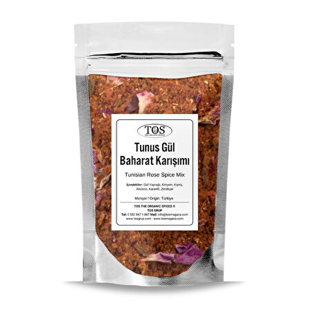 Tunus Gül Baharat Karışımı 100 gr (1. Kalite)