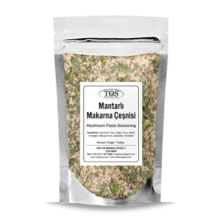 Mantarlı Makarna Çeşnisi 250 gr (1. Kalite)