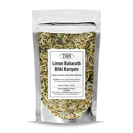Citron Limon Baharatı ve Bitki Karışımı 100 gr (1. Kalite)