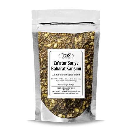 Za'atar Suriye Ortadoğu Akdeniz Baharat Karışımı 250 gr (1. Kalite)