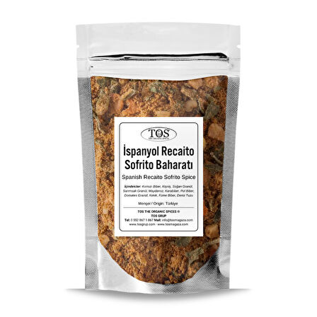 İspanyol Recaito Sofrito Baharatı 500 gr (1. Kalite)