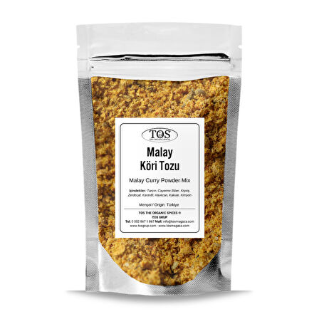Malay Köri Tozu Karışımı 100 gr (1. Kalite)
