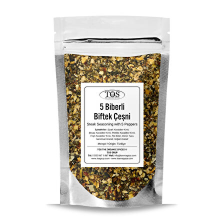 5 Biberli Biftek Çeşni 100 gr (1. Kalite)