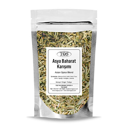 Asya Baharat Karışımı 100 gr (1. Kalite)