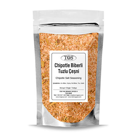 Chipotle Biberli Tuzlu Çeşni 500 gr (1. Kalite)