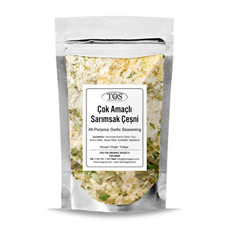 Çok Amaçlı Sarımsak Çeşni 100 gr (1. Kalite)