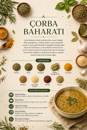 Çorba Baharatı V3 100 gr (1. Kalite)