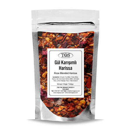 Gül Karışımlı Harissa 100 gr (1. Kalite)