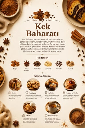 Kek Baharatı 100 gr (1. Kalite)