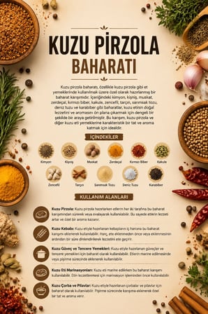 Kuzu Pirzola Baharatı 100 gr (1. Kalite)